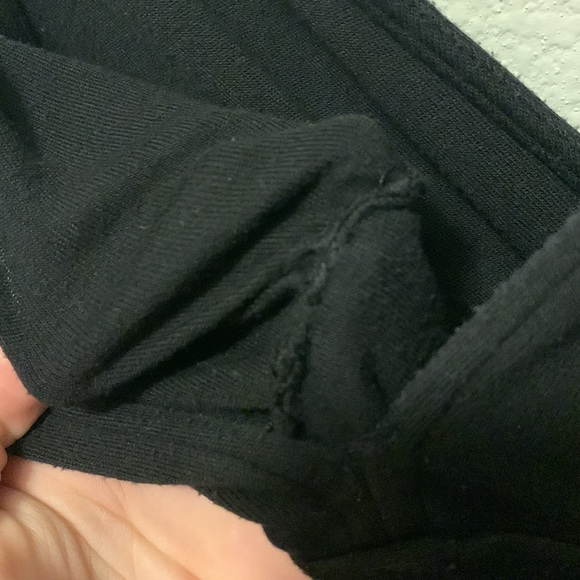 diane von furstenbers black repaired dress size 4 - Picture 9 of 9